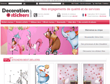 Tablet Screenshot of decoration-stickers.com